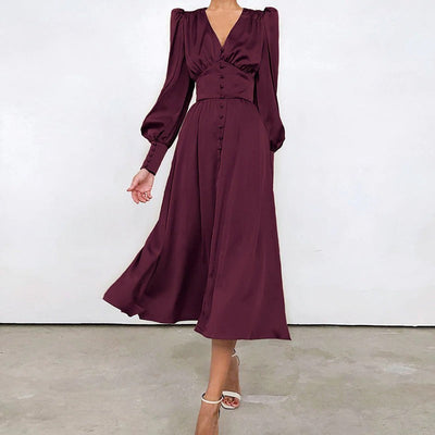 Vintage Satin Kjole