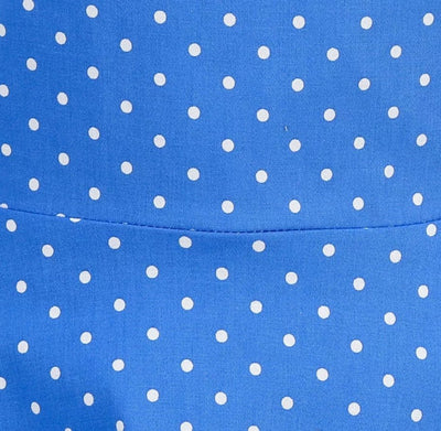 Vintage Sexet Pin Up Kjole Blå