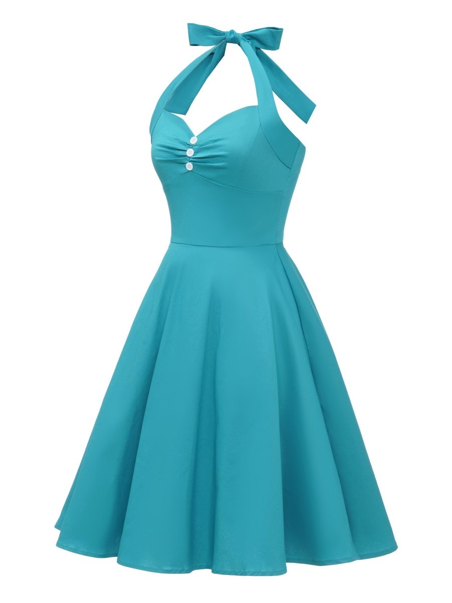 Vintage Sexet Pin Up Sky Kjole