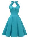 Vintage Sexet Pin Up Sky Kjole