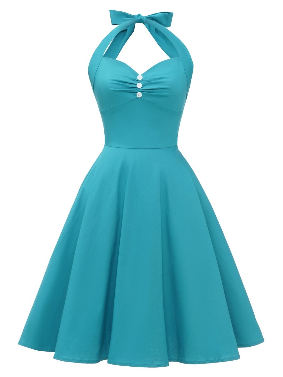 Vintage Sexet Pin Up Sky Kjole