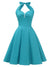 Vintage Sexet Pin Up Sky Kjole