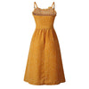 Vintage Tresserne Gul Kjole