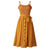 Vintage Tresserne Gul Kjole