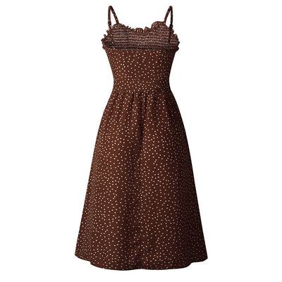 Vintage Tresserne Brun Kjole
