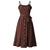 Vintage Tresserne Brun Kjole