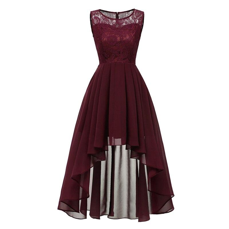 Vintage Chic Aftenkjole Bourgogne