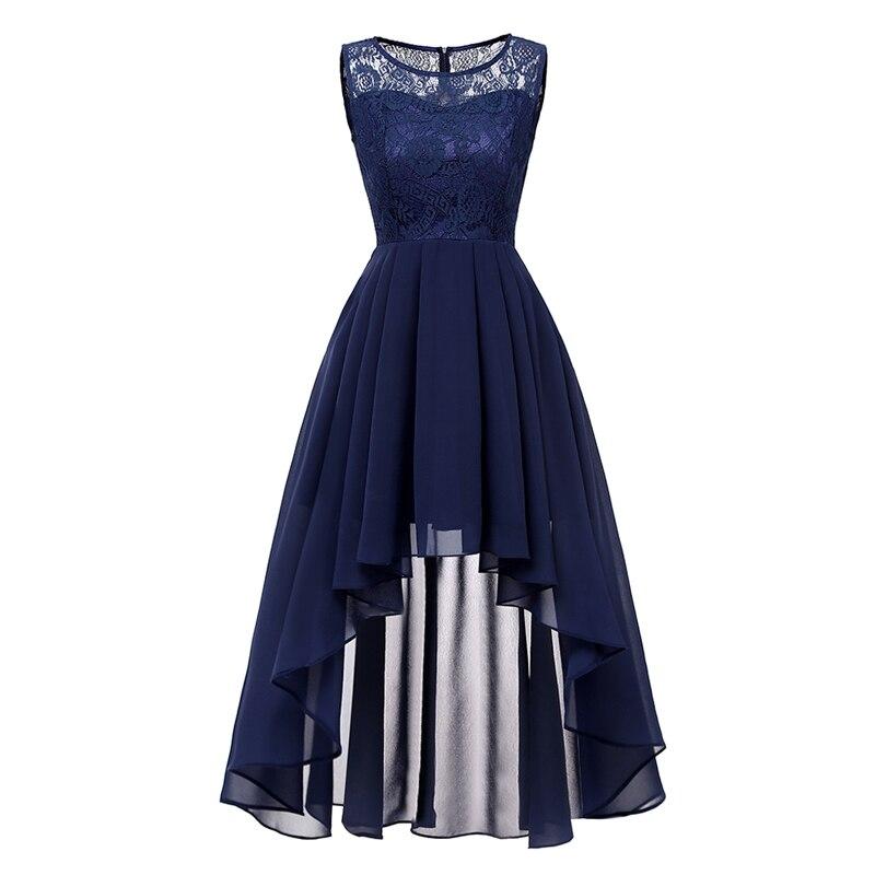 Vintage Elegant Aftenkjole Navy