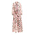 Vintage Gammel Pink Lang Kjole