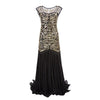 Vintage 20'er Flapper Kjole Guld