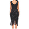Vintage 20'er Gatsby Kjole Sort