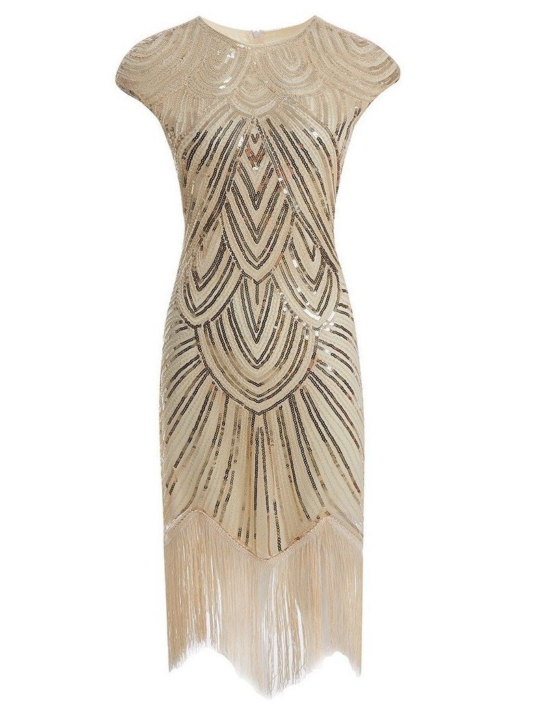 20'er Kjole Beige