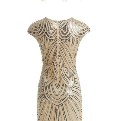 20'er Kjole Beige