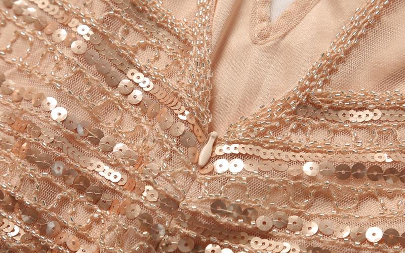 Vintage 20'er Lang Pink Kjole