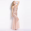 Vintage 20'er Lang Pink Kjole