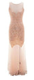Vintage 20'er Lang Pink Kjole