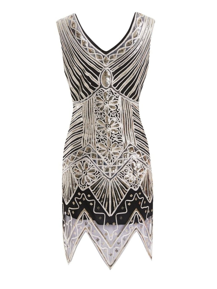 Vintage 20'er Mellemlang Kjole