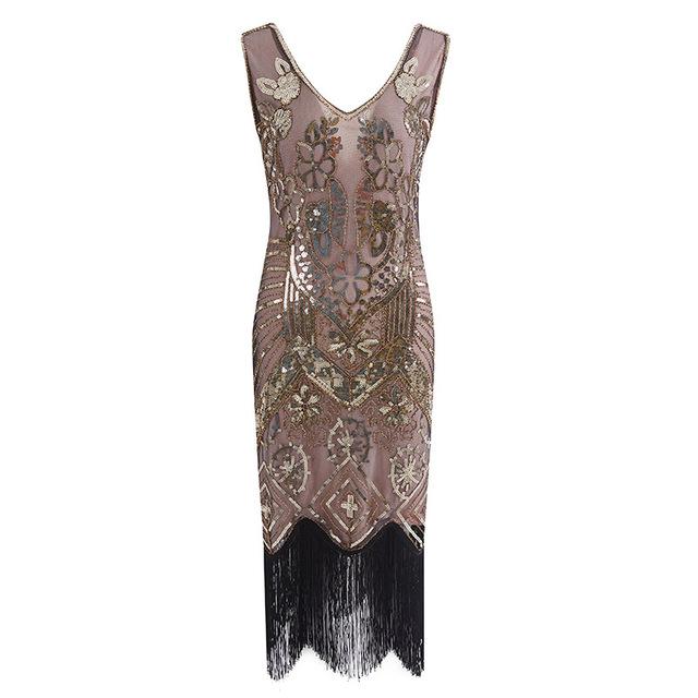 Vintage 20'er Paris Pink Kjole