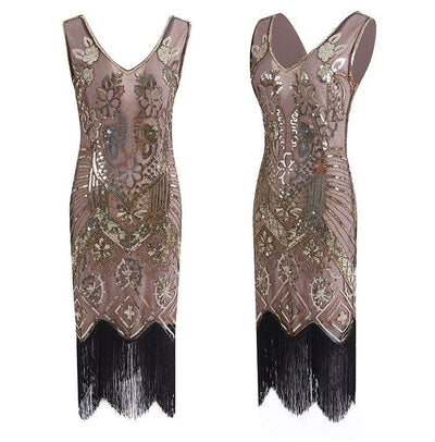 Vintage 20'er Paris Pink Kjole
