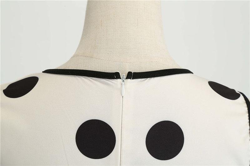 Sort Og Hvid 50'er Kjole