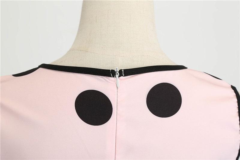 50'er Kjole Med V-Hals