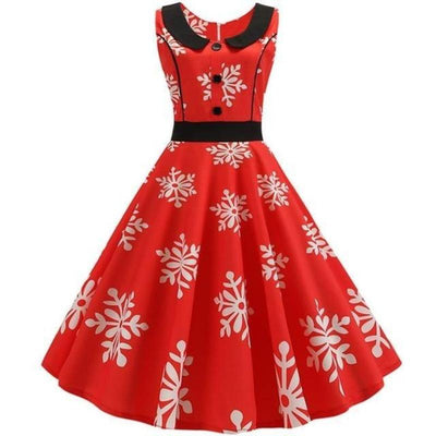 Vintage Snowflake Kjole
