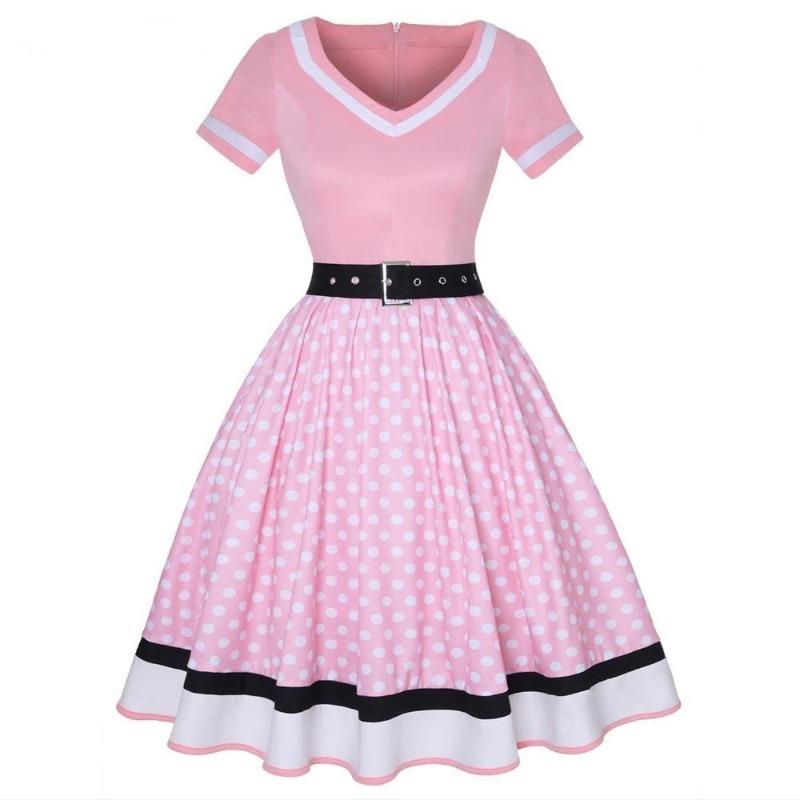 60'er Kjole Pink