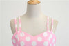 Vintage Rockabilly Kjole Pink Polka Dots
