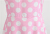 Vintage Rockabilly Kjole Pink Polka Dots