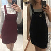 Vintage Velvet Teen Kjole Sort